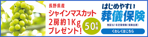 資料請求キャンペーン